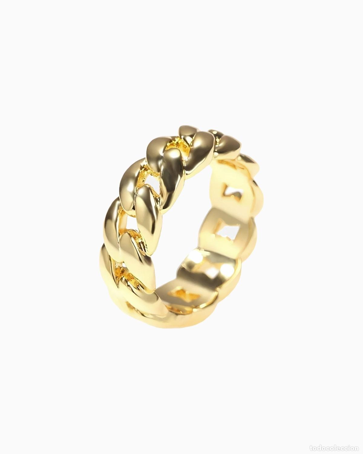 Joyeria: ANILLO - ANILLO CUBANO LIMPIO - ORO - Foto 1
