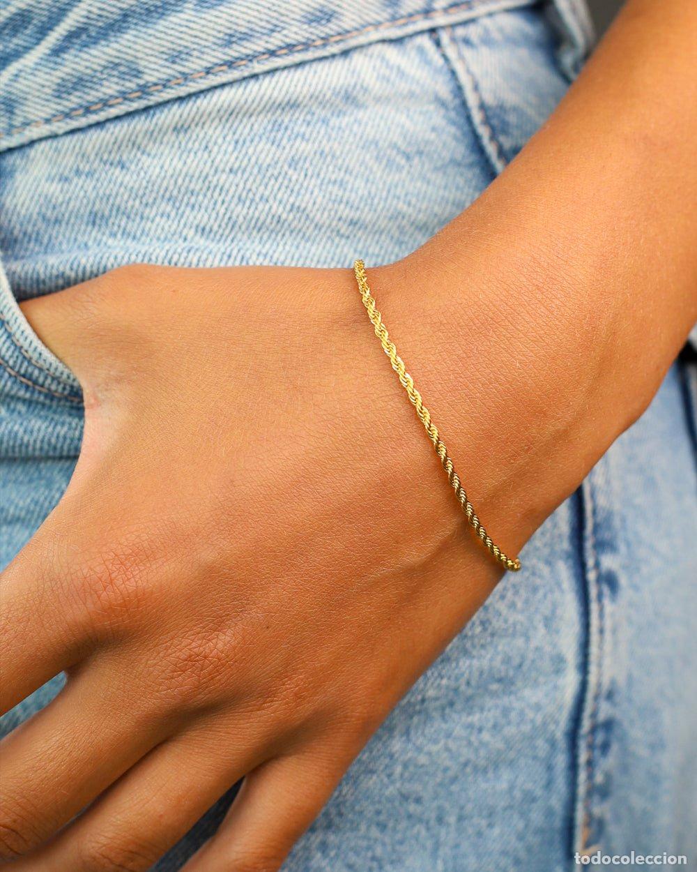 Joyeria: PULSERA - PULSERA DE CUERDA LIMPIA - ORO - Foto 3