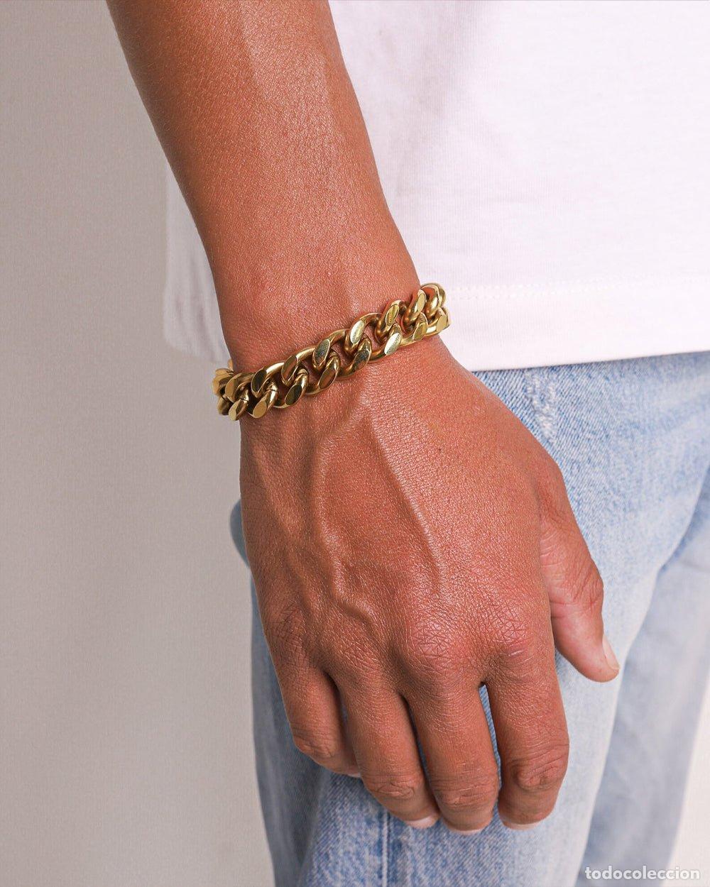 Joyeria: PULSERA - PULSERA CUBANA LIMPIA - ORO - Foto 2