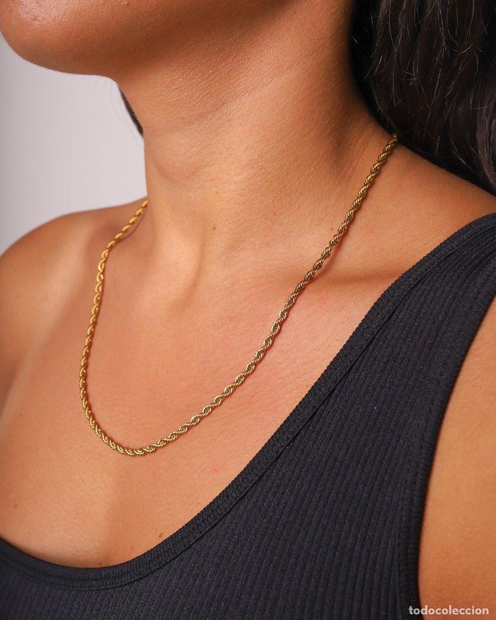 Joyeria: COLLAR - CADENA F&Iacute;GARO LIMPIA - ORO - Foto 4