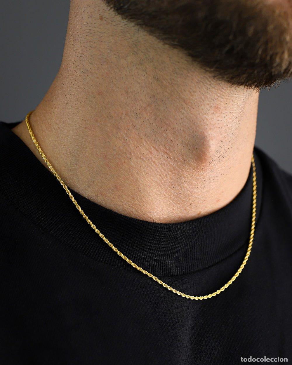 Joyeria: COLLAR - CADENA DE CUERDA LIMPIA - ORO - Foto 2