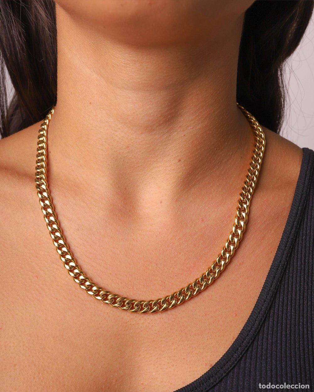 Joyeria: COLLAR - CADENA CUBANA LIMPIA - ORO - Foto 4