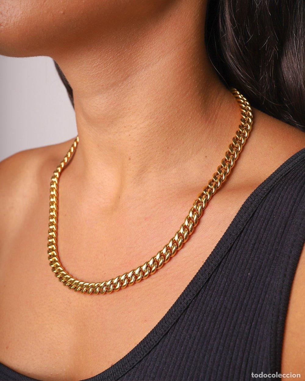Joyeria: COLLAR - CADENA CUBANA LIMPIA - ORO - Foto 5