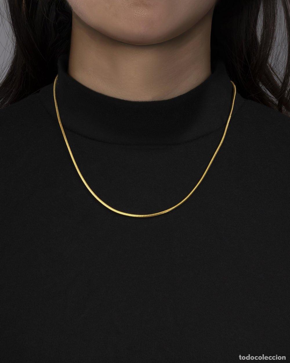 Joyeria: COLLAR - CADENA DE SERPIENTE LIMPIA - ORO - Foto 3