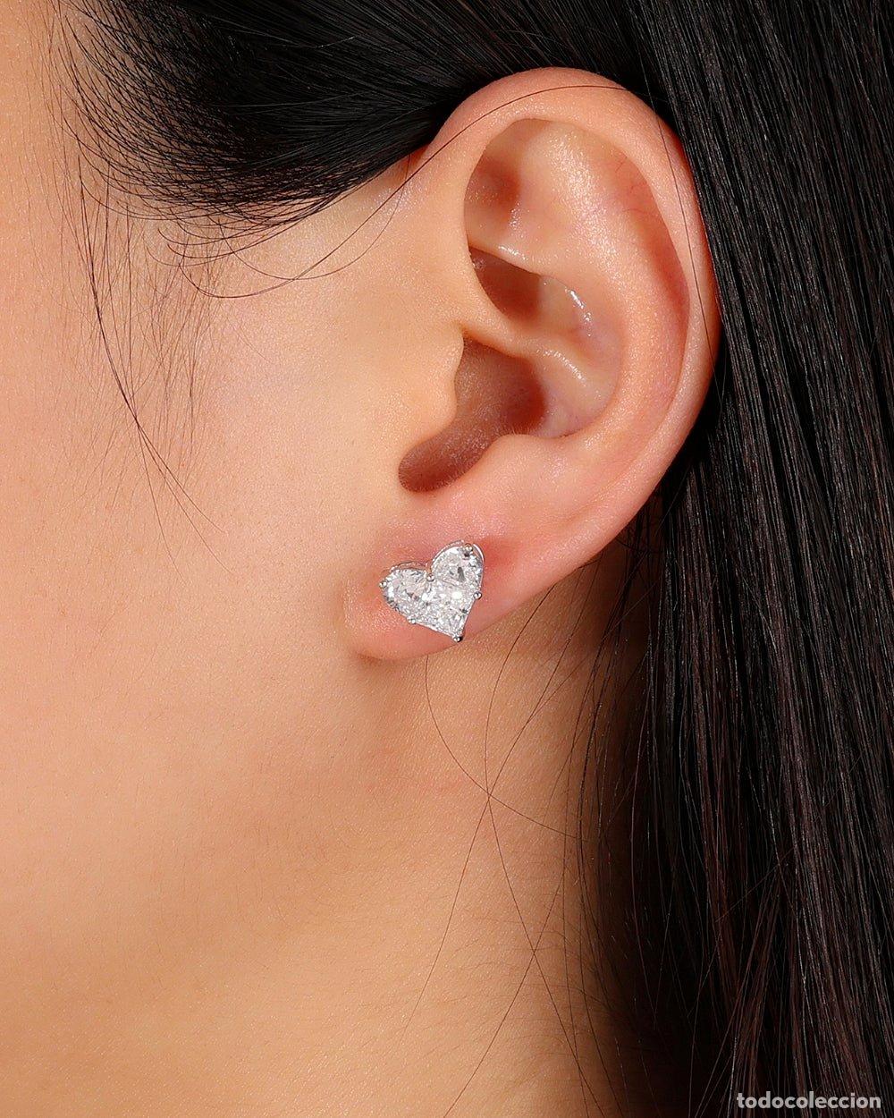 Joyeria: PENDIENTES - PENDIENTES DE CORAZ&Oacute;N DESLUMBRANTES - Foto 2