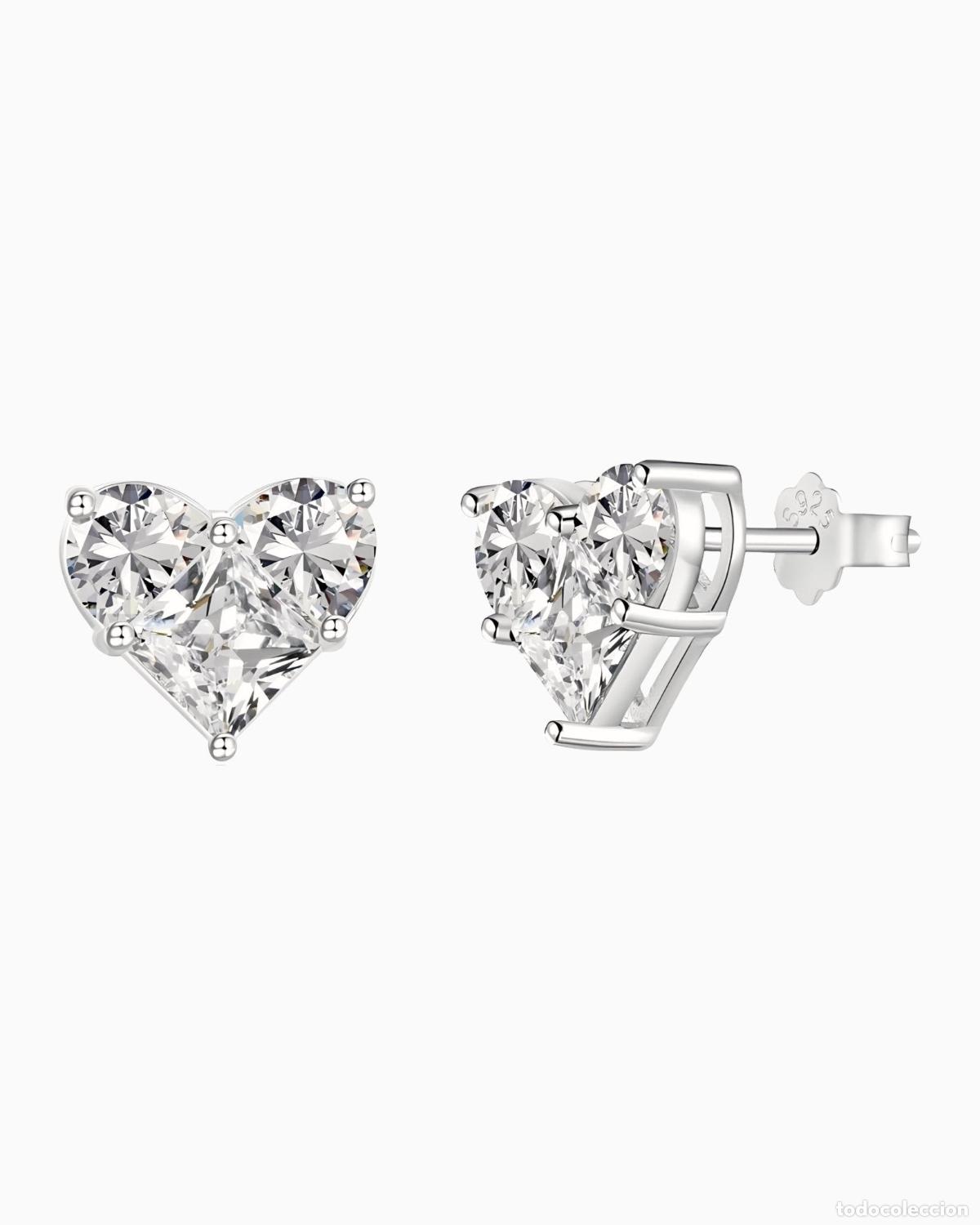 Joyeria: PENDIENTES - PENDIENTES DE CORAZ&Oacute;N DESLUMBRANTES - Foto 1