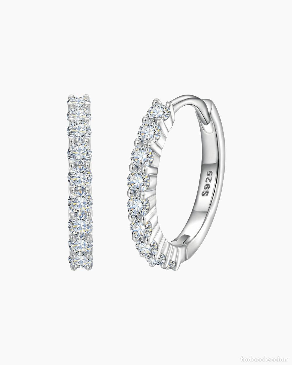 Joyeria: PENDIENTES - PENDIENTES DE ETERNIDAD DE DIAMANTES - Foto 2
