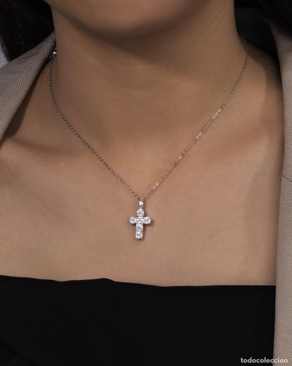 Joyeria: COLGANTE - MICRO CRUZ DE DIAMANTES - Foto 3