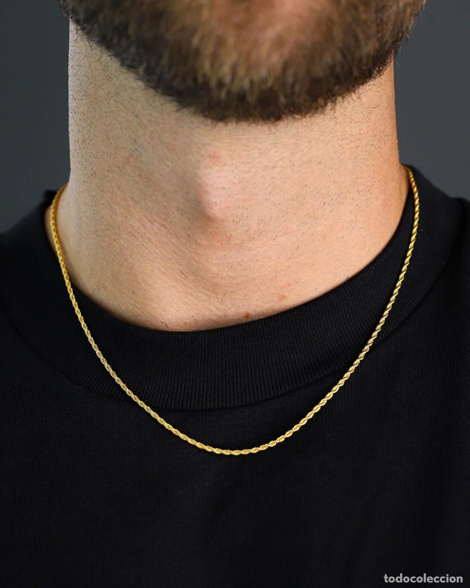 Joyeria: COLLAR - CADENA DE CUERDA LIMPIA - ORO - Foto 3