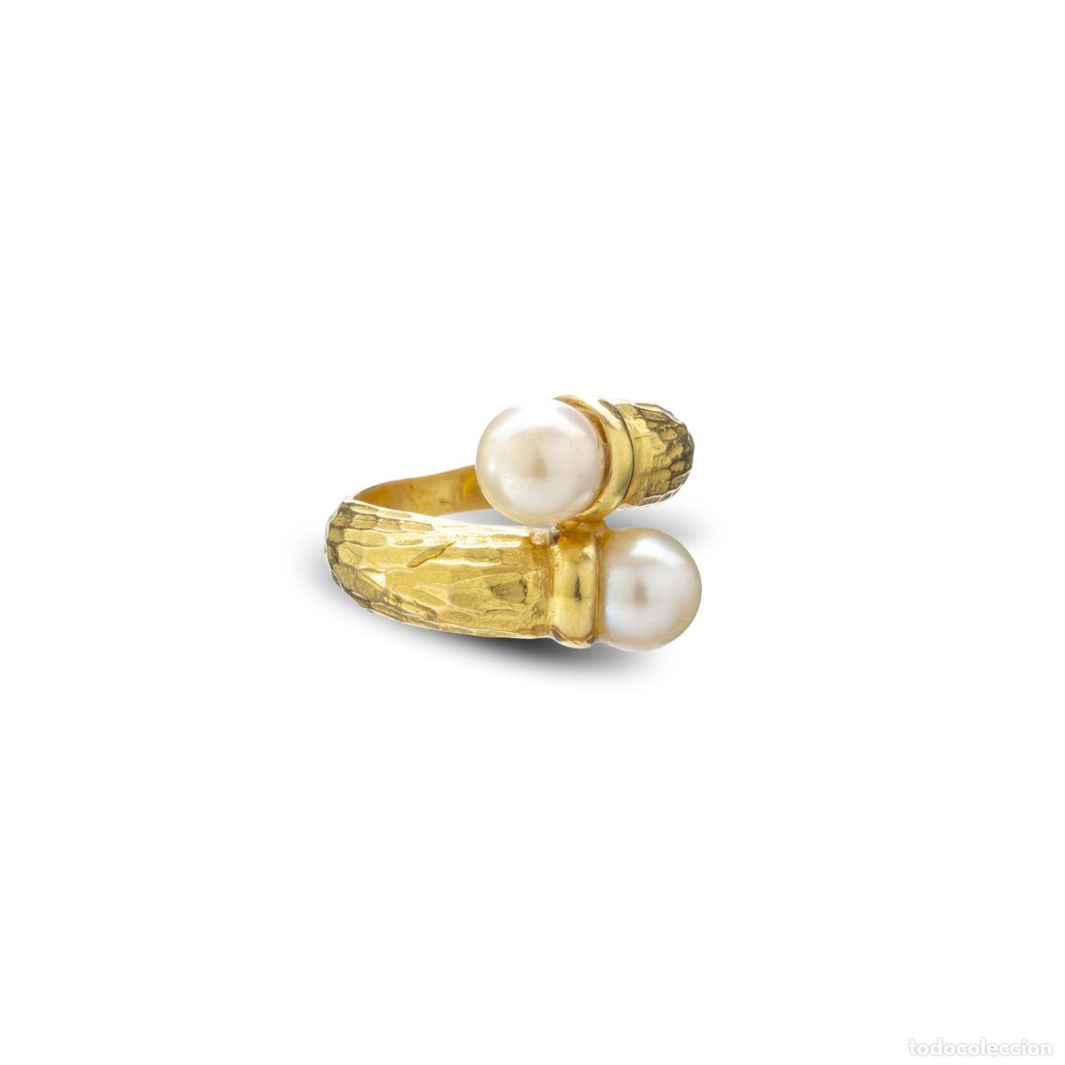 Joyeria: ORO 19.2K - ANILLO DE ORO Y PERLA - Foto 1
