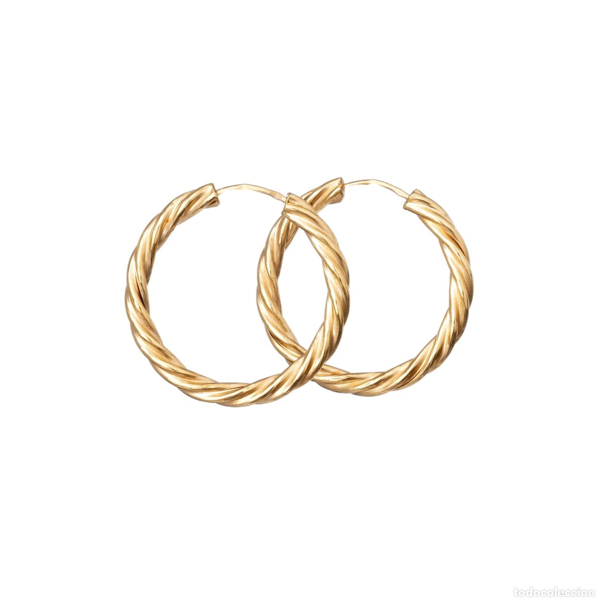 Joyeria: ORO DE 19,2 quilates - PAR DE PENDIENTES DE ORO - Foto 1