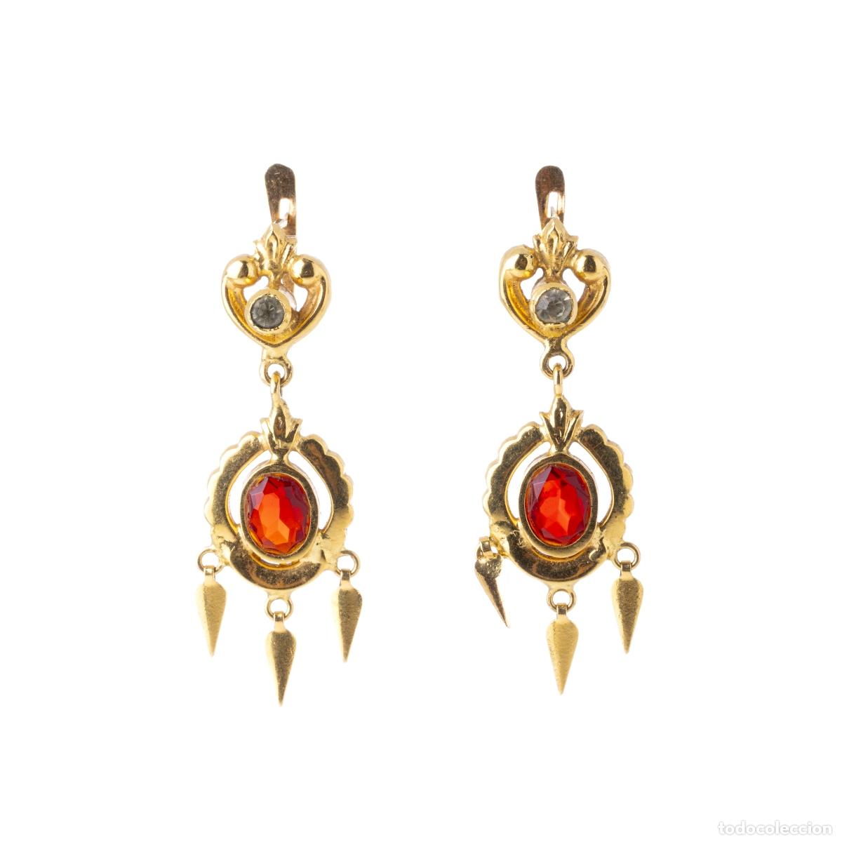 Joyeria: ORO DE 19,2 quilates - PAR DE PENDIENTES DE ORO - Foto 1