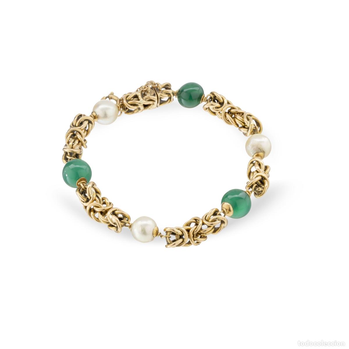Joyeria: ORO 19.2K - PULSERA DE ORO CON CUENTAS - Foto 1