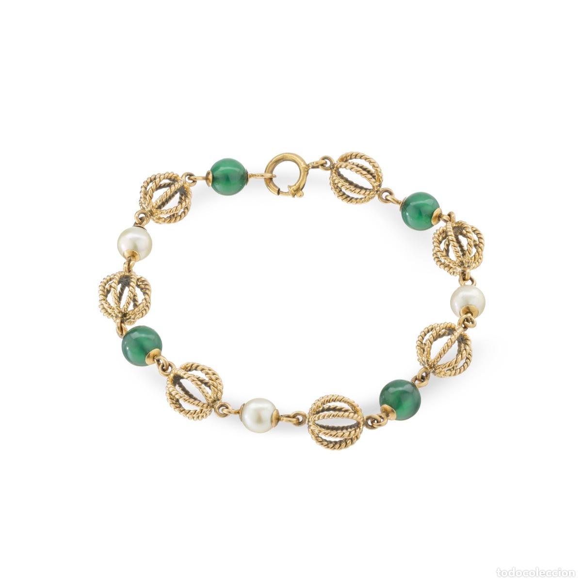 Joyeria: ORO 19.2K - PULSERA DE ORO CON CUENTAS - Foto 1