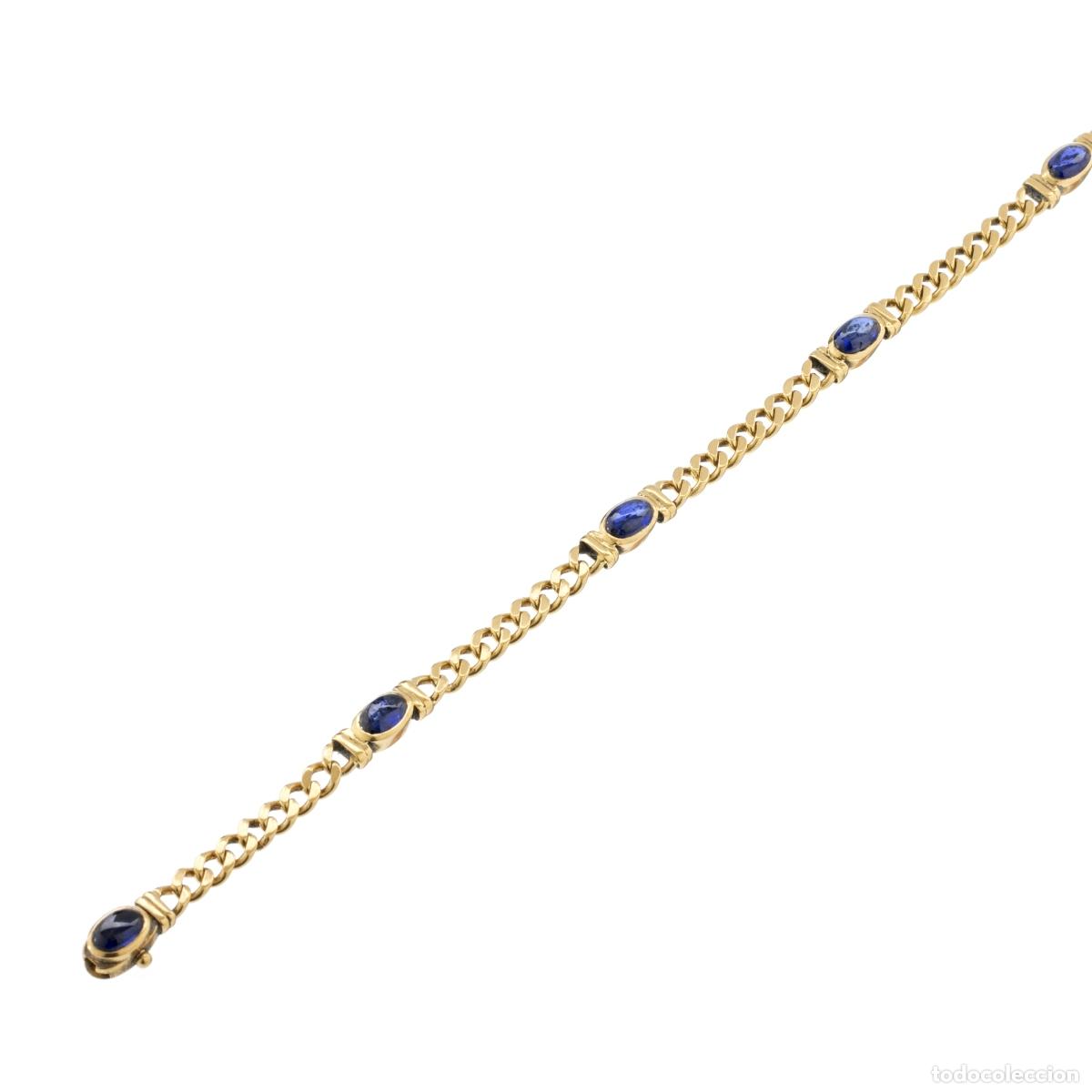 Joyeria: ORO 19.2K - PULSERA DE ORO CON PIEDRAS - Foto 1