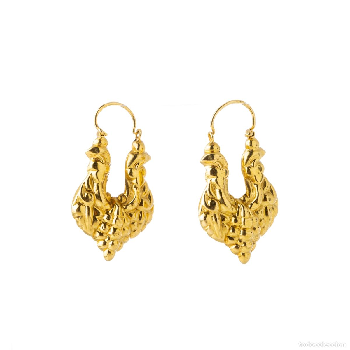 Joyeria: ORO DE 19,2 quilates - PAR DE PENDIENTES DE ORO - Foto 1
