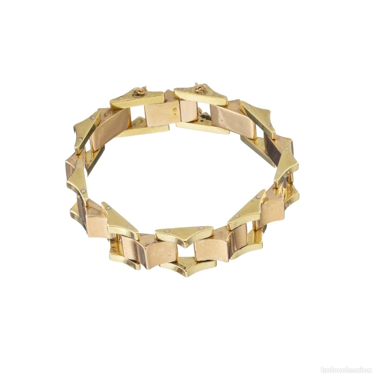 Joyeria: ORO 19.2K - PULSERA DE ORO - ART DECO - Foto 1
