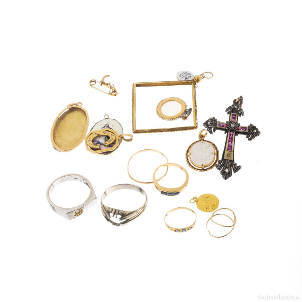 Joyeria: ORO 19.2K - LOTE DE VARIAS PIEZAS DE ORO - Foto 1