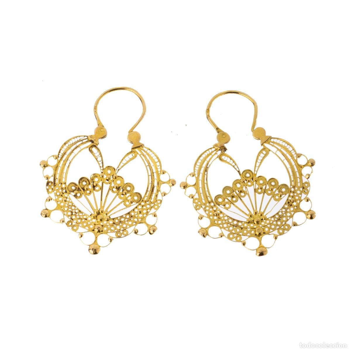 Joyeria: ORO DE 19,2 quilates - PAR DE PENDIENTES DE ORO - Foto 1