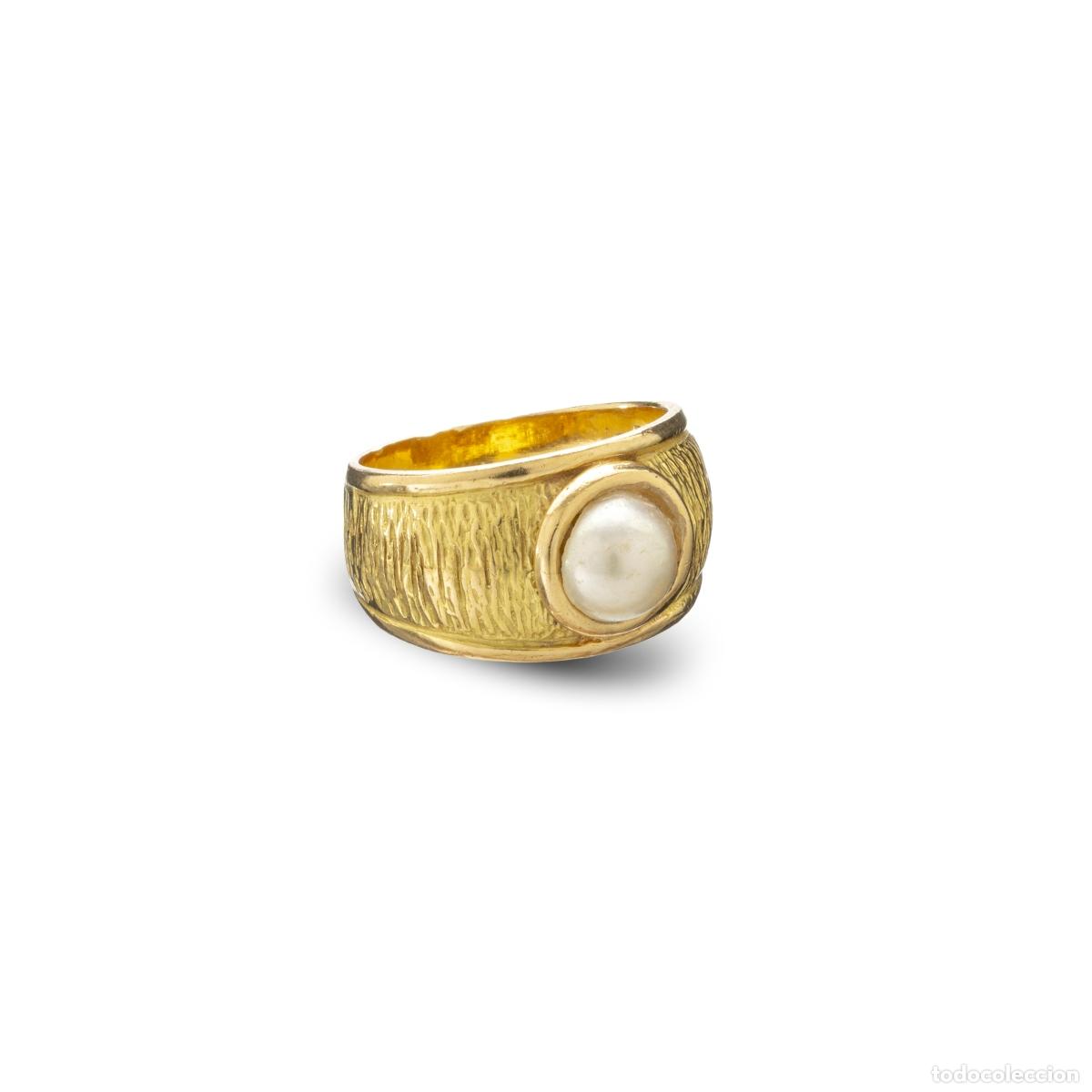 Joyeria: ORO 19.2K - ANILLO DE ORO Y PERLA - Foto 1