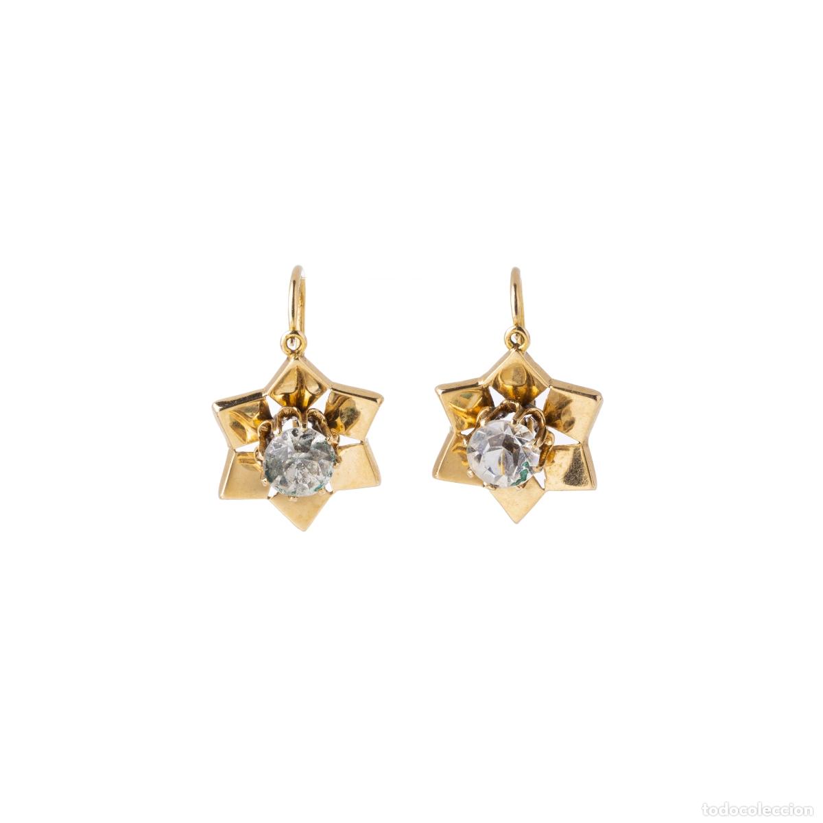 Joyeria: ORO DE 19,2 quilates - PAR DE PENDIENTES DE ORO - Foto 1