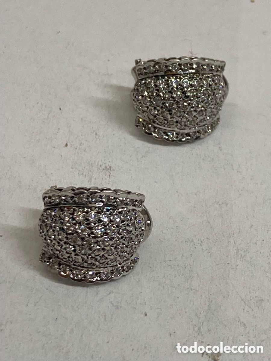 Joyeria: Pendientes de plata y circonitas /P375 - Foto 1