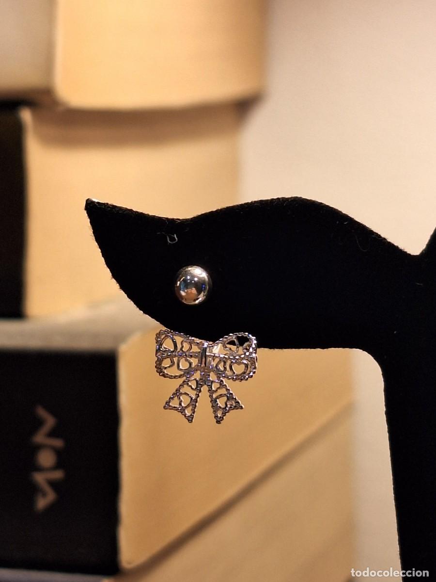 Joyeria: Pendientes de plata en filigrana &ndash; forma de lazo - Foto 2