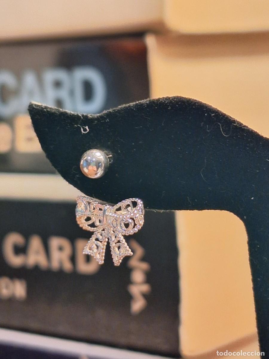 Joyeria: Pendientes de plata en filigrana &ndash; forma de lazo - Foto 3