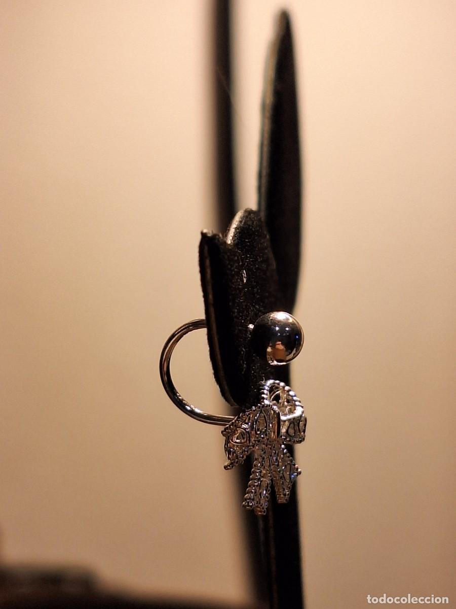 Joyeria: Pendientes de plata en filigrana &ndash; forma de lazo - Foto 5