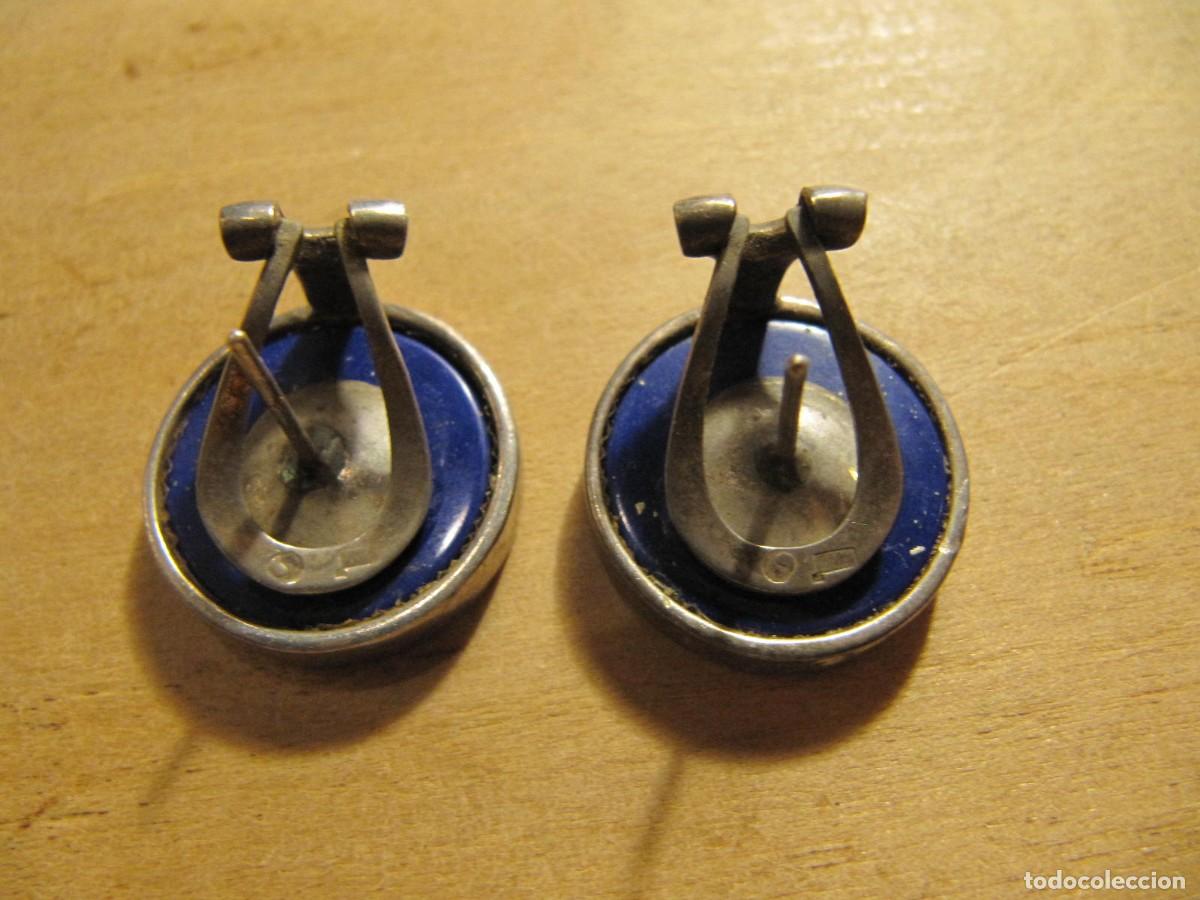 Joyeria: PENDIENTES DE LAPISLAZULI Y PLATA 925 - Foto 2
