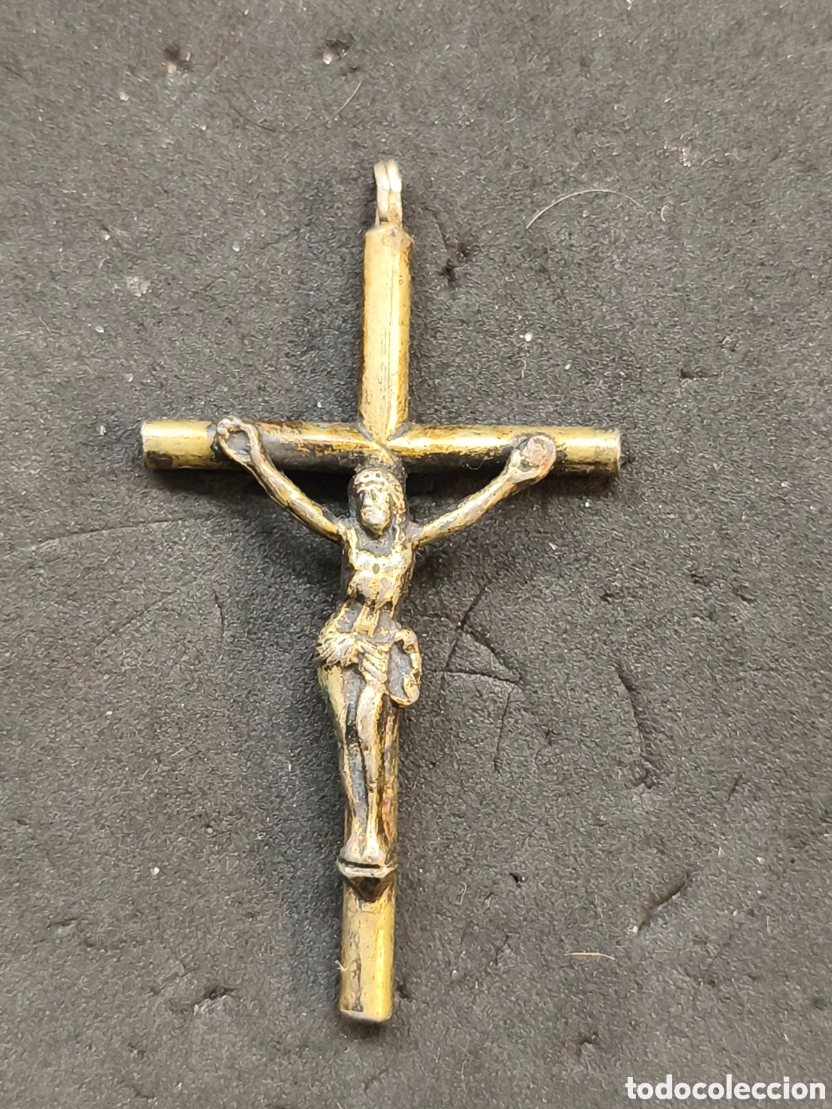 Joyeria: Colgante Cruz de plata bronceada - Foto 1