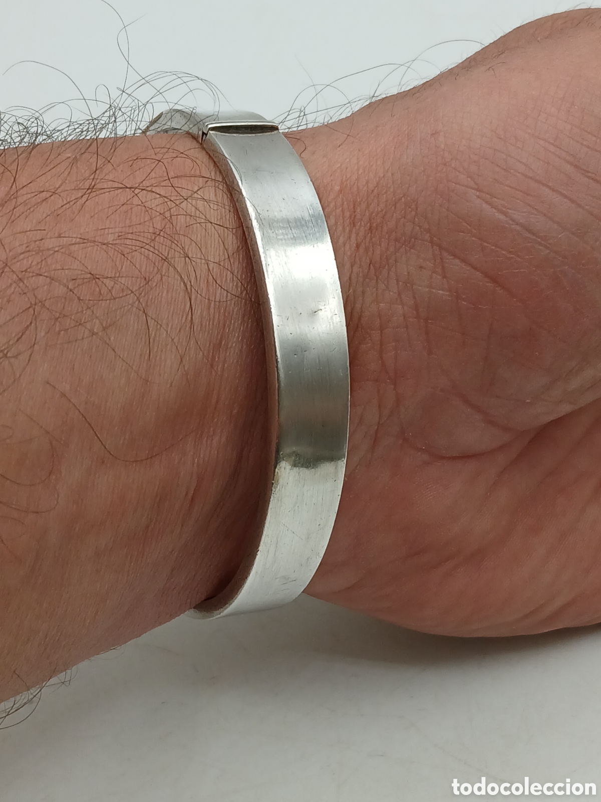 Joyeria: Pulsera brazalete plata 925mls y n&aacute;car - Foto 5