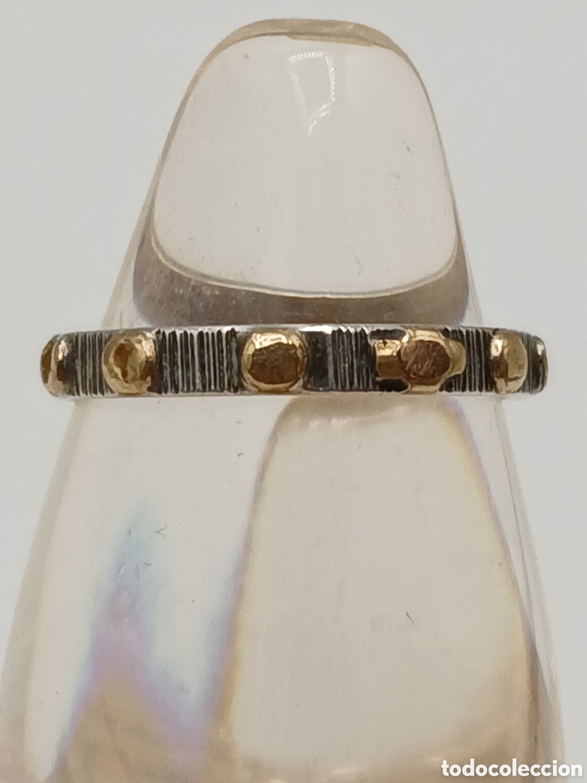 Joyeria: Anillo plata 925mls y oro 18quilates - Foto 2
