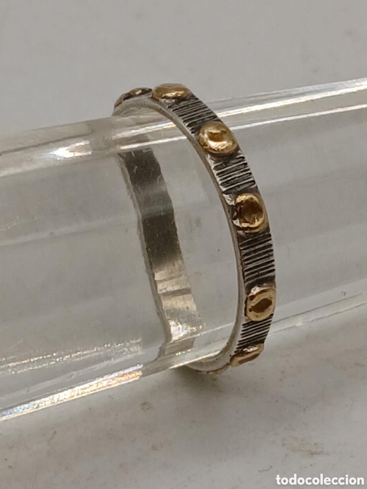 Joyeria: Anillo plata 925mls y oro 18quilates - Foto 3