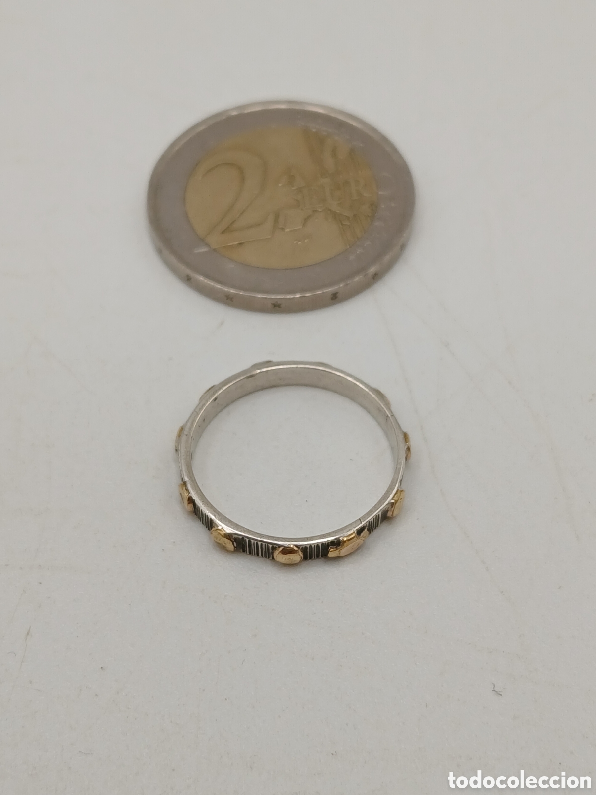 Joyeria: Anillo plata 925mls y oro 18quilates - Foto 4