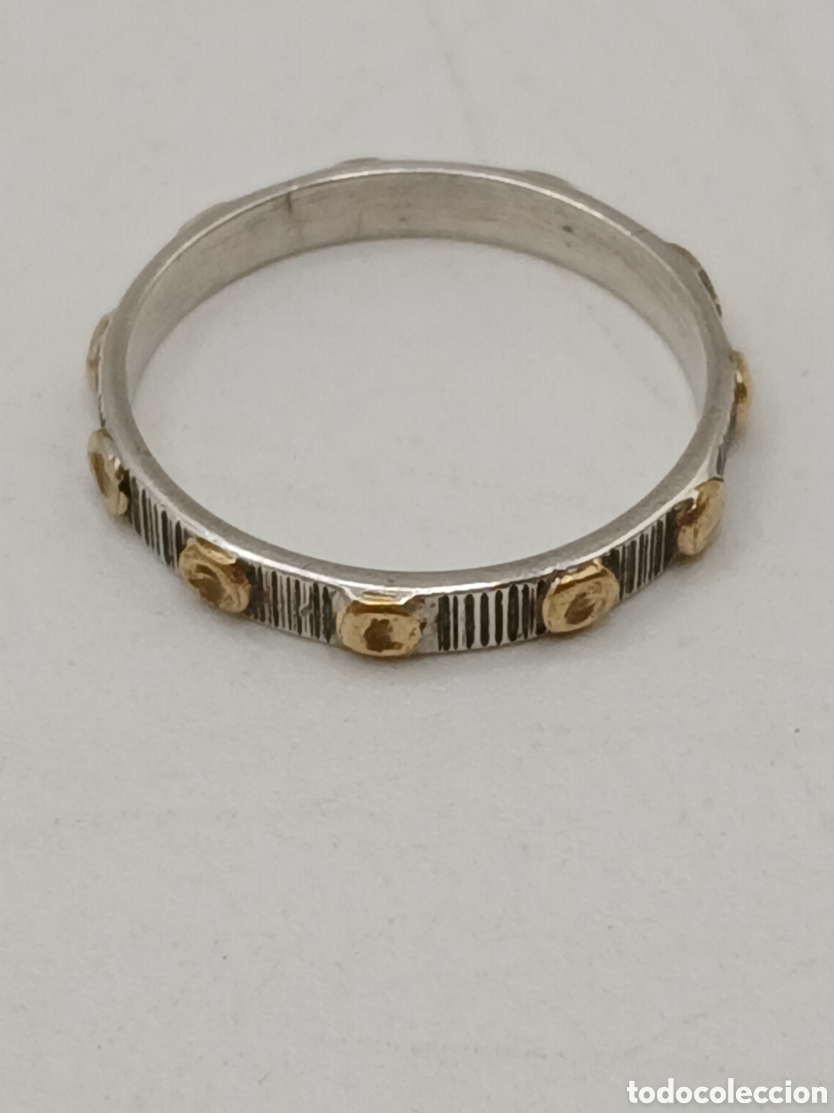 Joyeria: Anillo plata 925mls y oro 18quilates - Foto 1