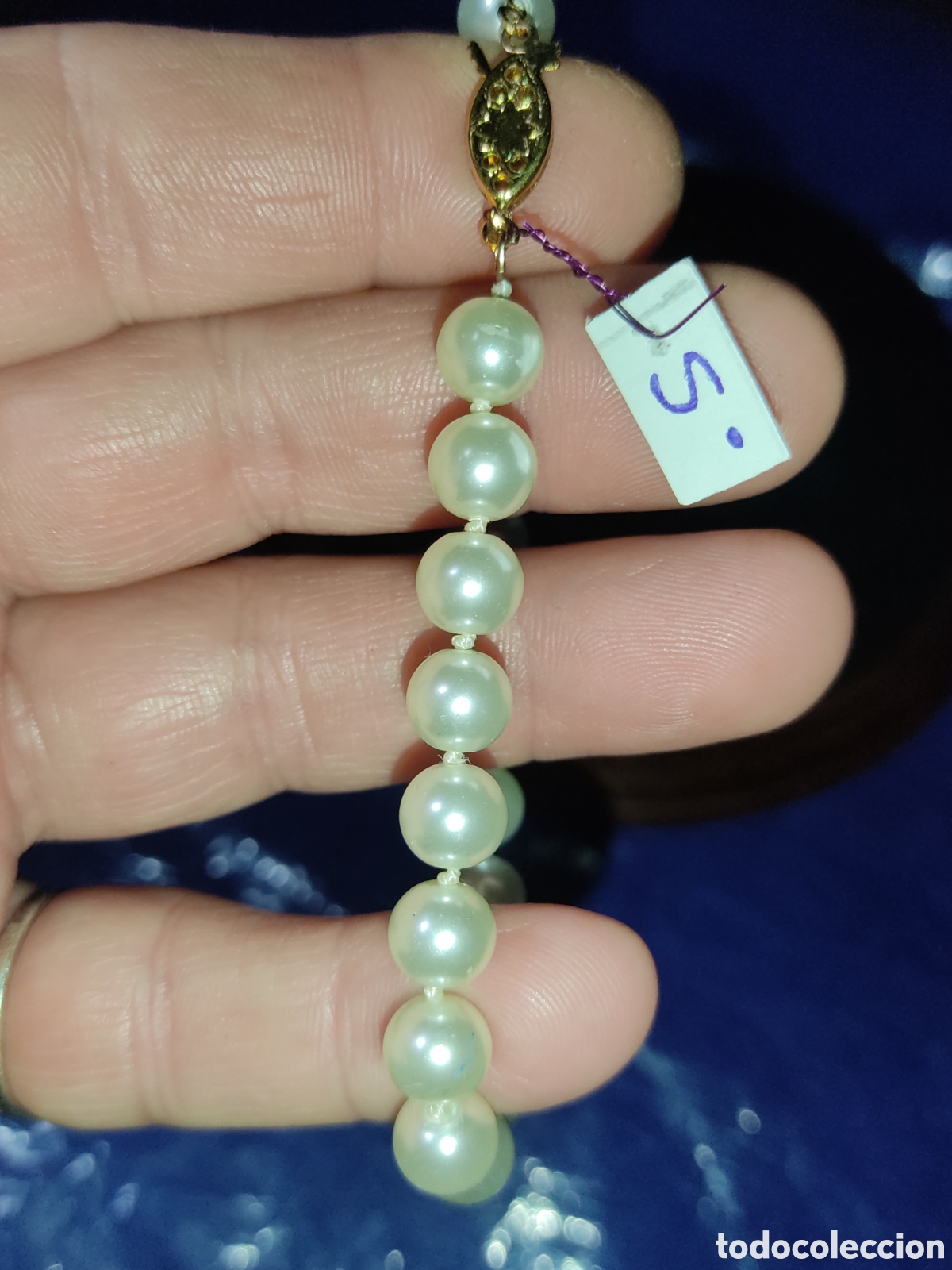 Joyeria: Pulsera de perlas cultivadas,cuentas de 8mm. *S* - Foto 3