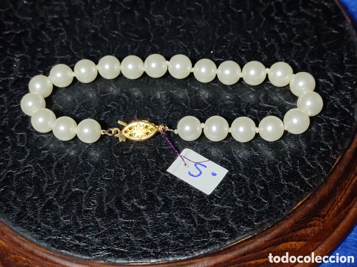 Joyeria: Pulsera de perlas cultivadas,cuentas de 8mm. *S* - Foto 1