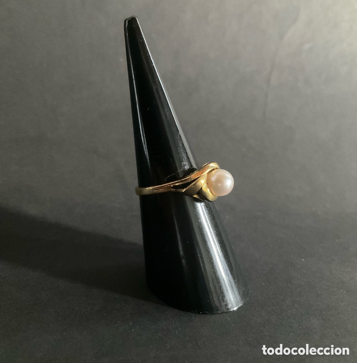 Joyeria: Anillo de oro con perla - Foto 2