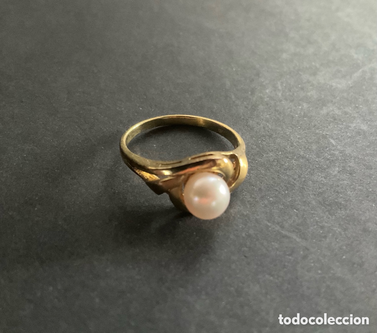 Joyeria: Anillo de oro con perla - Foto 3