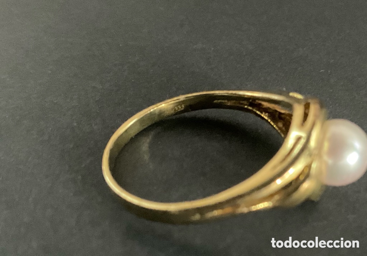Joyeria: Anillo de oro con perla - Foto 4