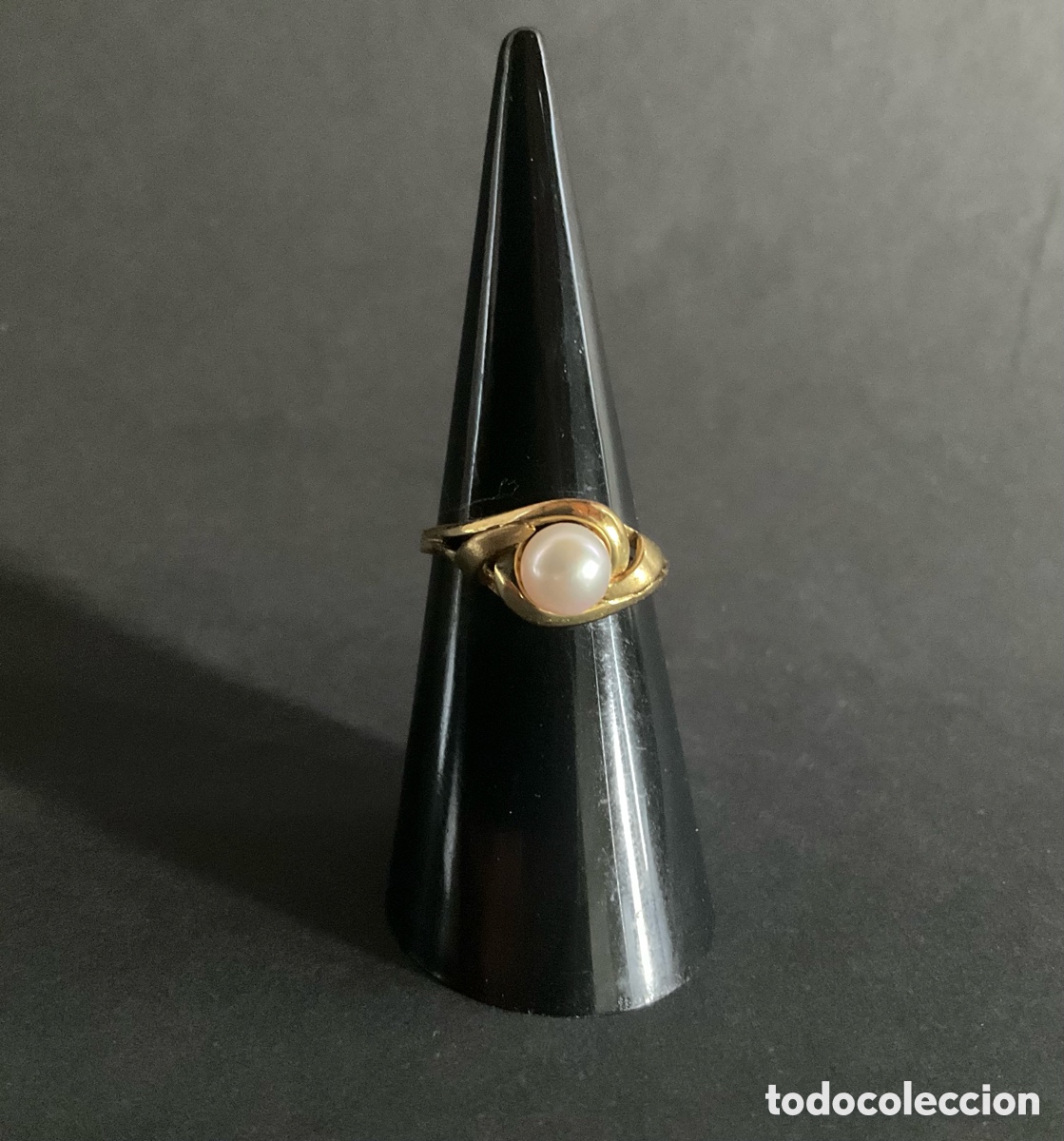 Joyeria: Anillo de oro con perla - Foto 1