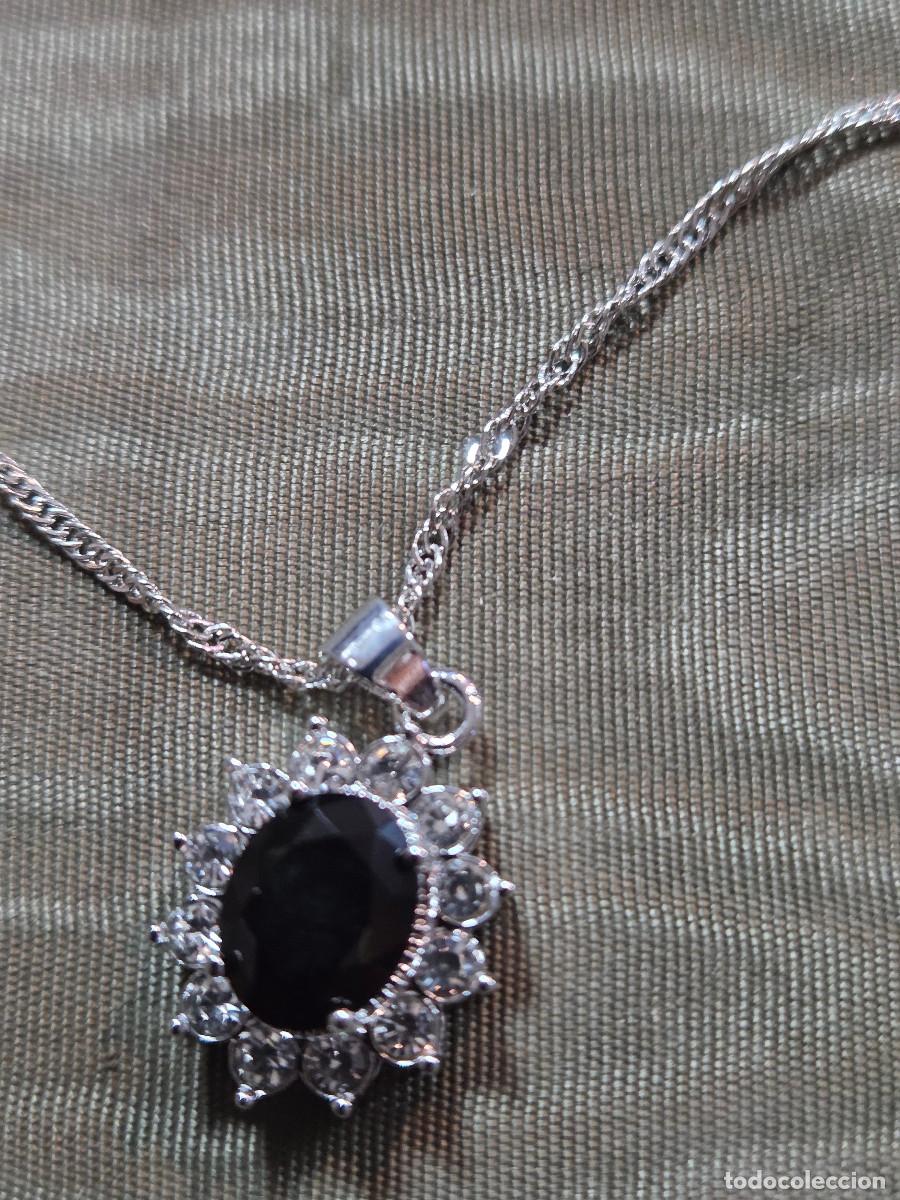 Joyeria: conjunto de collar y pendinetes en plata de 925 - Foto 4