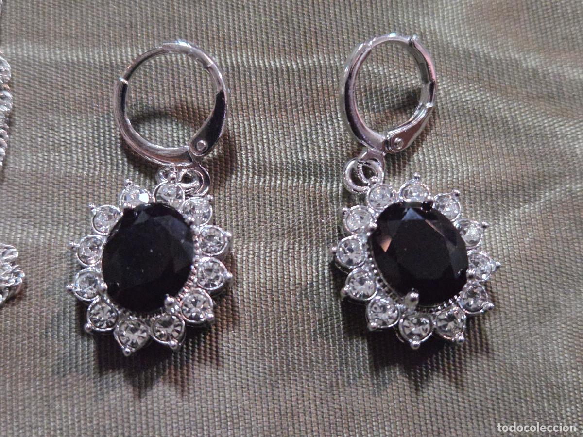 Joyeria: conjunto de collar y pendinetes en plata de 925 - Foto 6