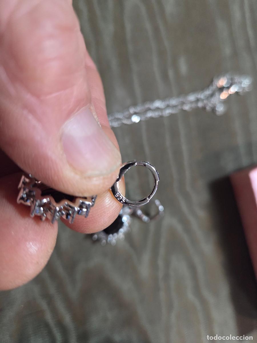 Joyeria: conjunto de collar y pendinetes en plata de 925 - Foto 7