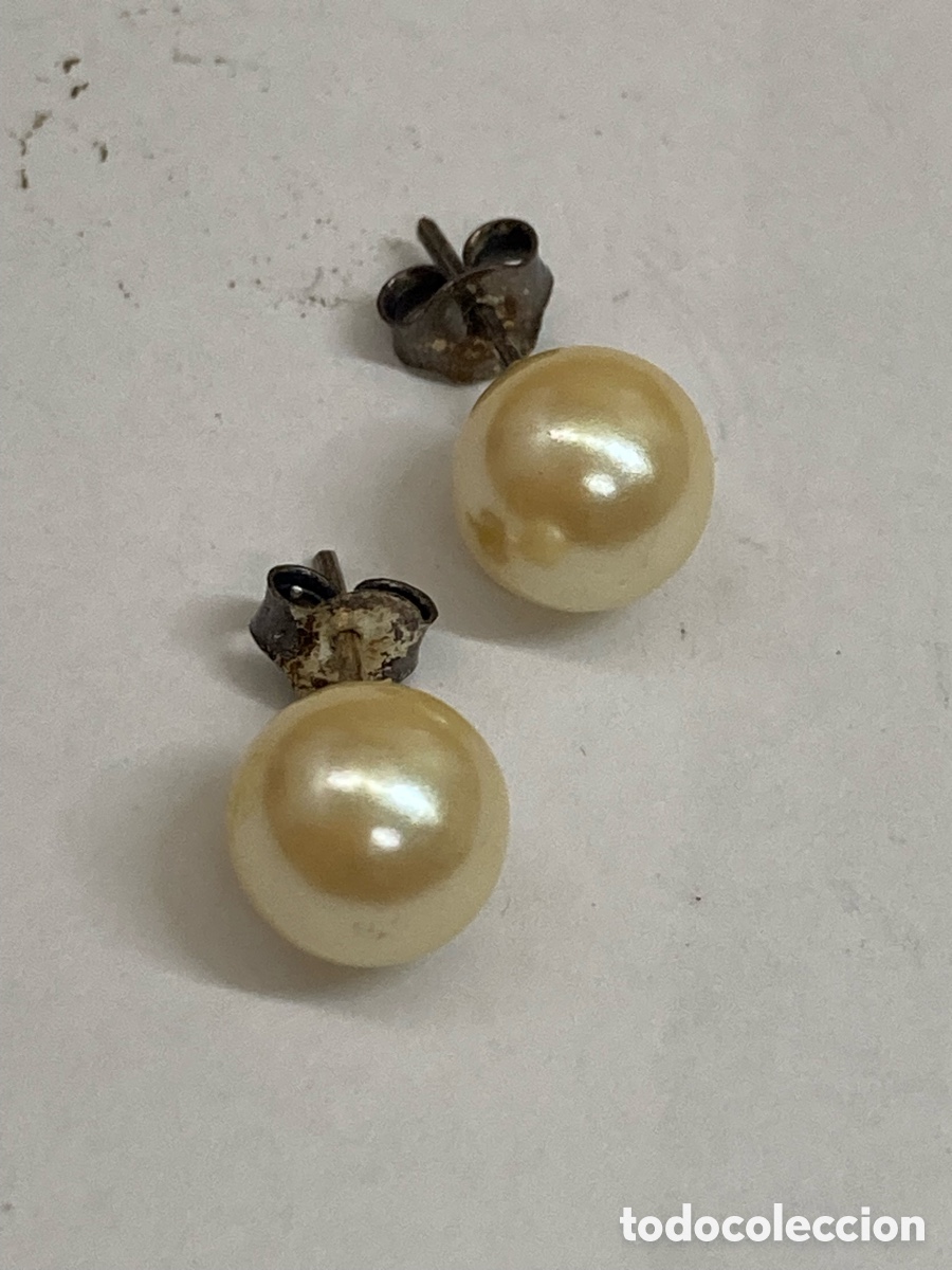 Joyeria: Pendientes de plata y perlas P376 - Foto 1