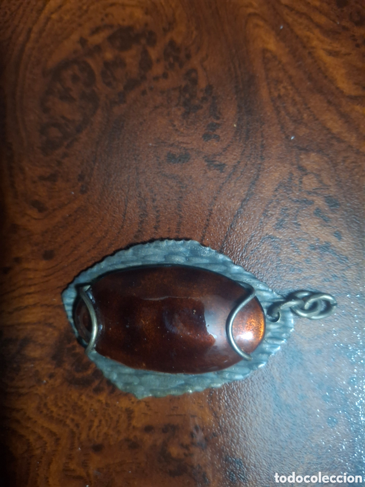 Joyeria: COLGANTE CON PIEDRA MARRON - Foto 2