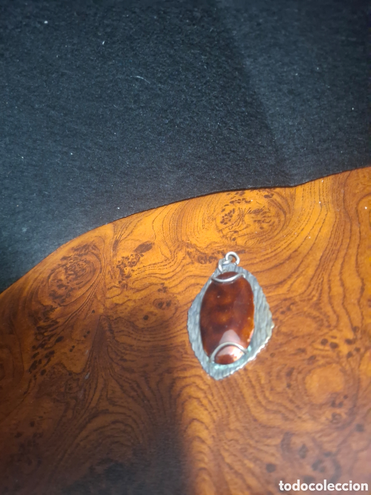 Joyeria: COLGANTE CON PIEDRA MARRON - Foto 1