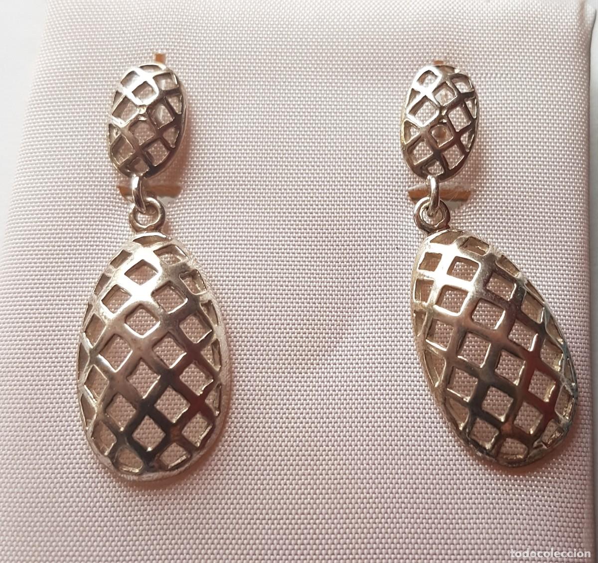 Joyeria: Pendientes de plata de ley 925 mm. largos - Foto 1