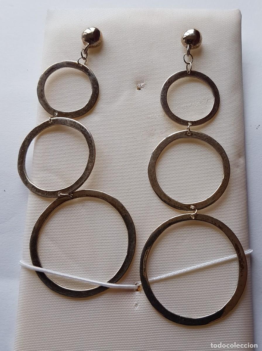 Joyeria: Pendientes de plata de ley 925 mm. largos - Foto 1